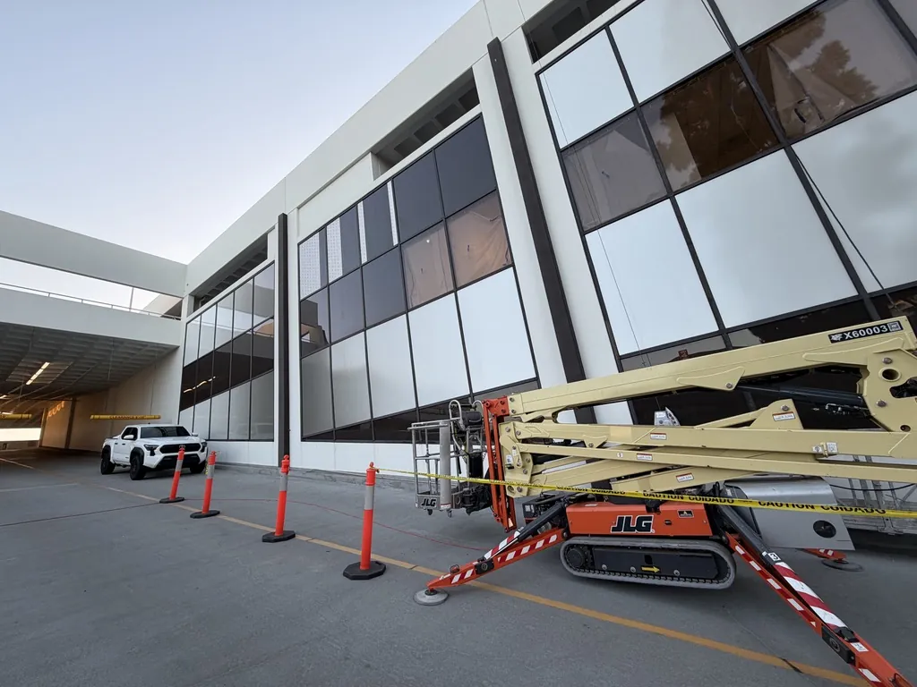 Commercial building exterior